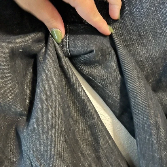 Academia Dark Gray Wide-Leg Jeans - Picture 6 of 6